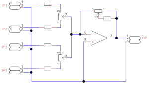 A conceptual schematic of a balance orientated mixer.