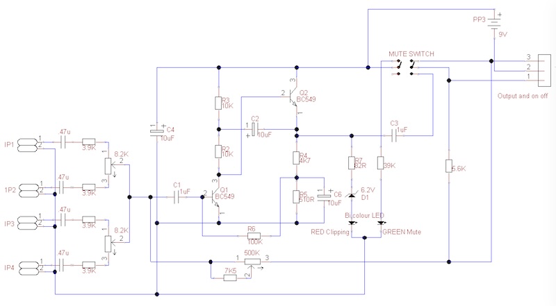 Balance mixer schematic